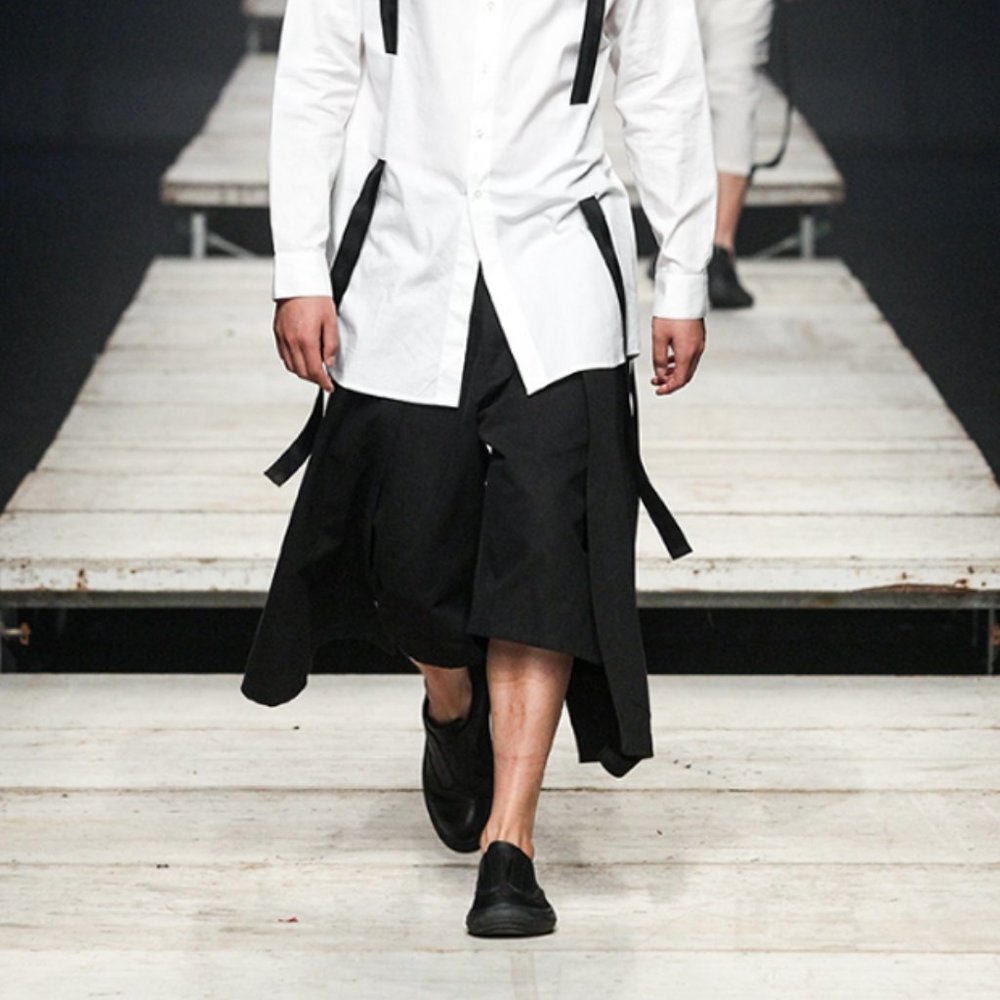DGNAK Panel Pants SIZE 32 -RICK OWENS FEEL-